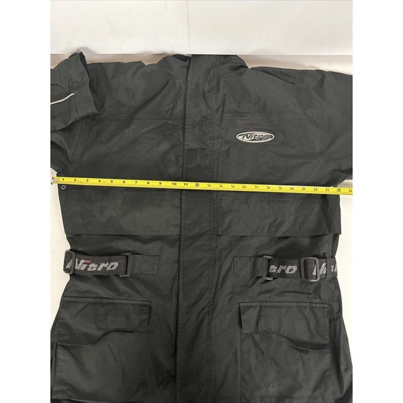 Mens Size Small - Nitro Racing Rain Resistant Hooded Riding Jacket motorcycle - Picture 7 of 14